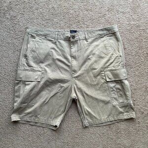Levi Shorts Mens 44x9 Cargo High Rise Tan Light Brown Slash Pockets
